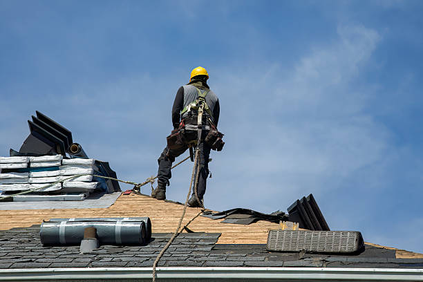 Professional Roof Installation technician working in Rock Hill, MO